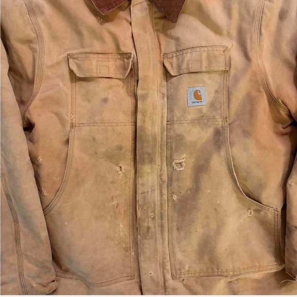 Carhartt Men's Tan Field Jacket - Picture 3 of 8